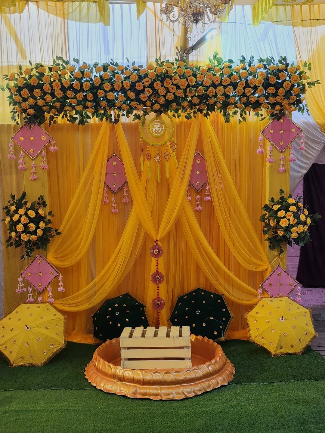Haldi Backdrop